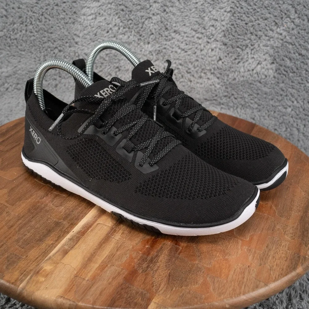 Xero Nexus Knit Shoes Women's Size 7 Black White Minimalist Barefoot